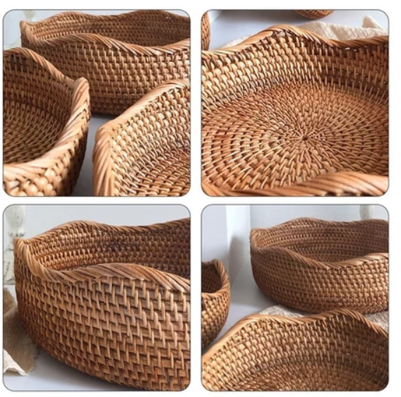 Cesto Artesanal em Rattan Nordic - Utilize Casa