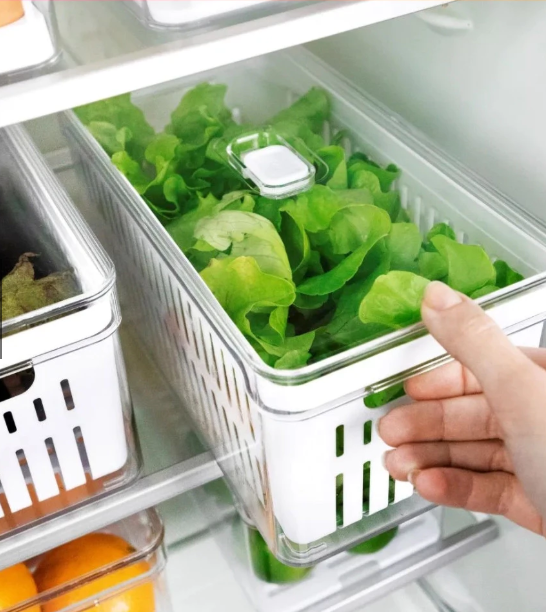 Organizador de geladeira  Fruta & Legume -6,8 litros - Utilize Casa