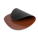 Kit 8 Jogos Americano Em Couro Costurado Mesa Posta